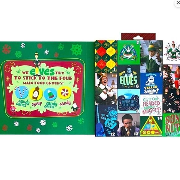 NWT Men’s Elf 15 Days of Socks Advent Calendar - Picture 4 of 4